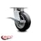 Service Caster 6 Inch Kingpinless Rubber on Aluminum Wheel Swivel Caster with Brake SCC SCC-KP30S620-RAR-SLB - alternate 3